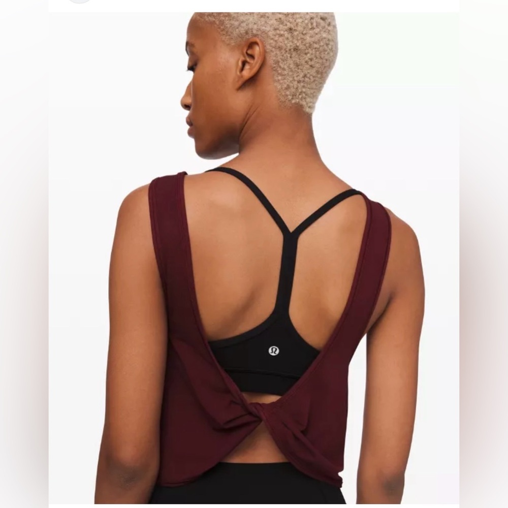 Lululemon Good Turn Tank in Merlot